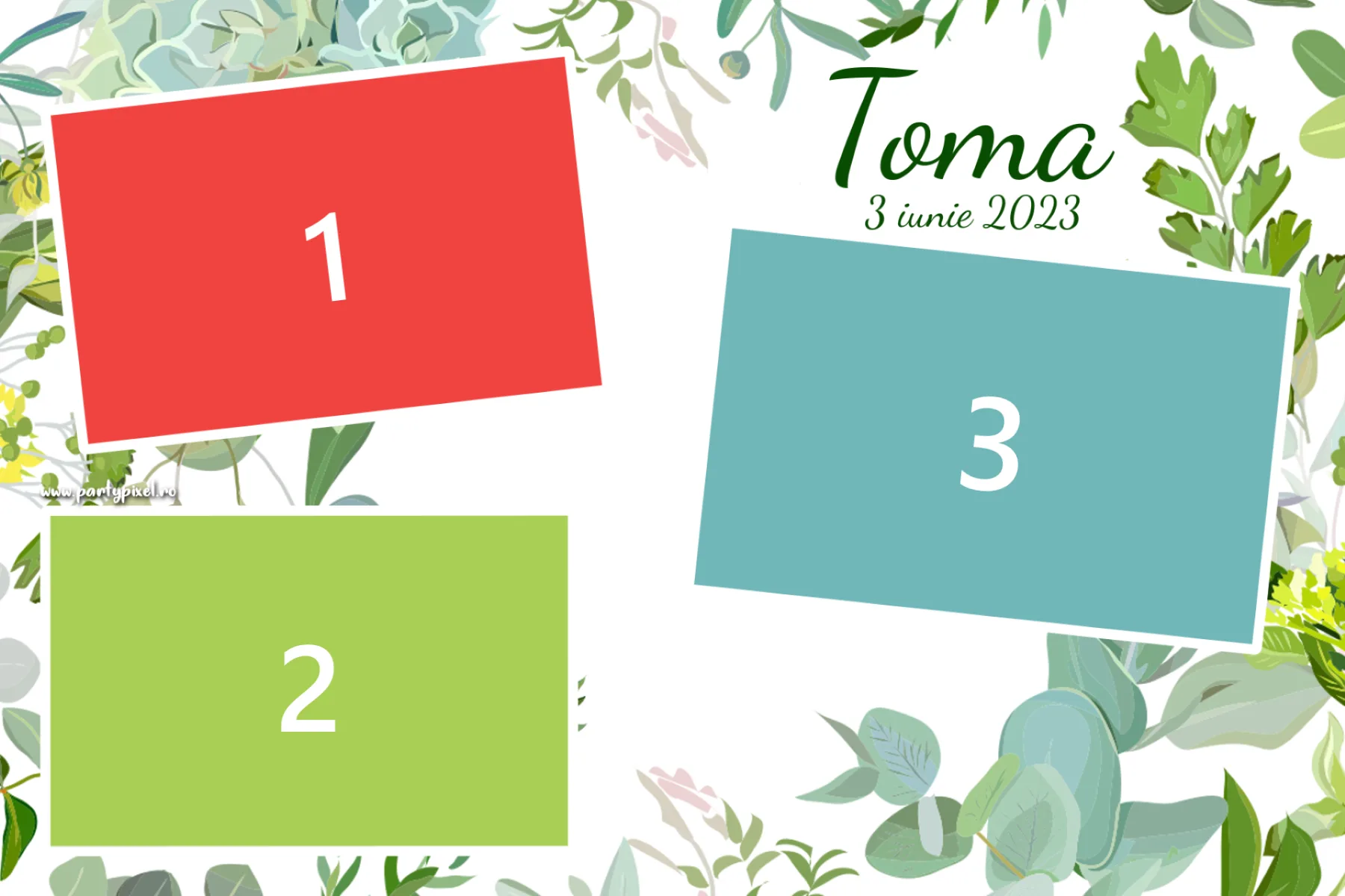 Template Botez, Toma, template cabina foto București