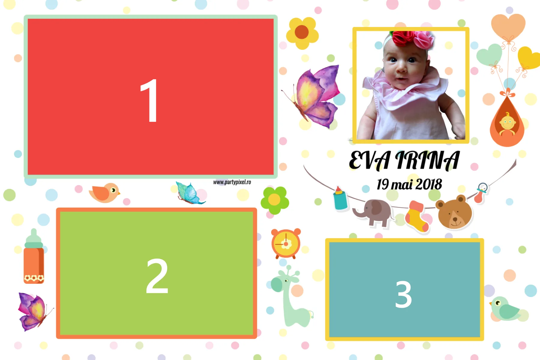 Template Botez, Eva Irina, template cabina foto București