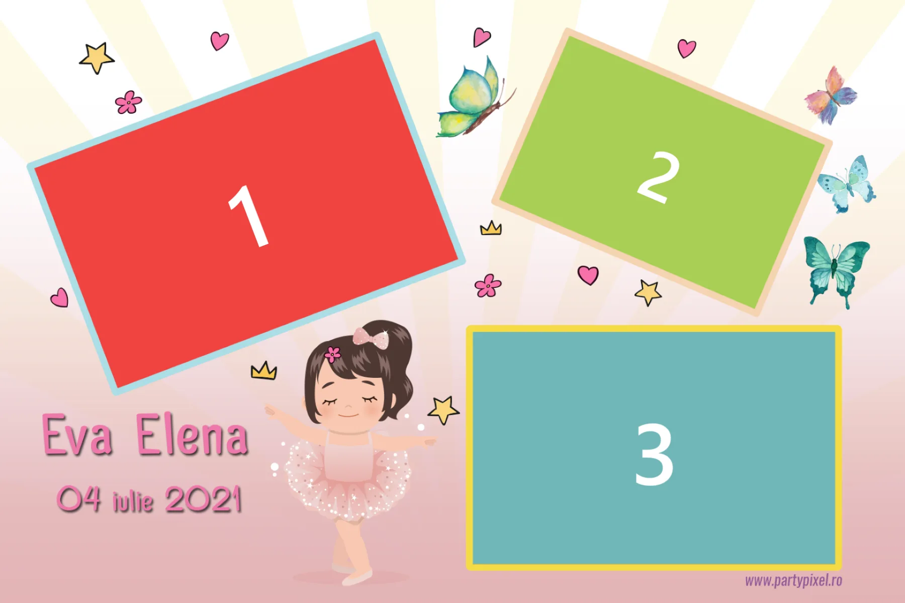 Template Botez, Fete Partypixel Ro, template cabina foto București
