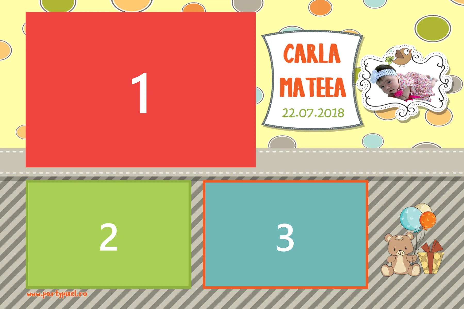 Template Botez, Carla Mateea, template cabina foto București