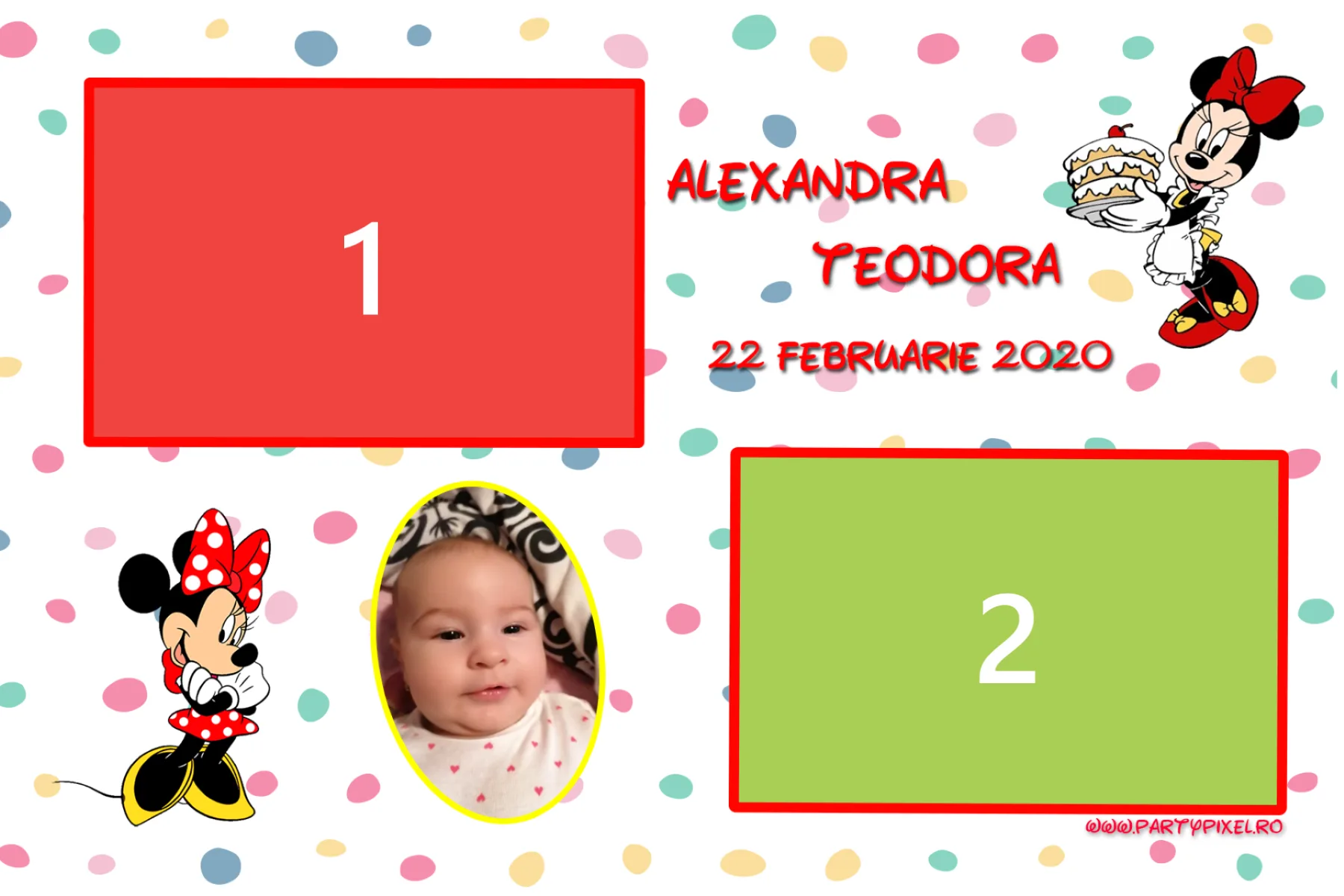 Template Botez, Botez alexandra Teodora, template cabina foto București