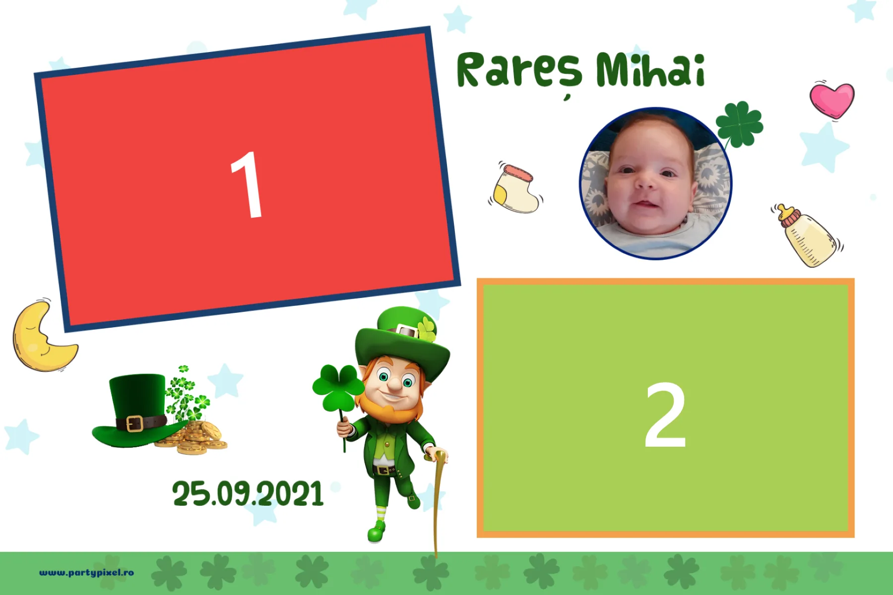 Template Botez, Lucky One Partypixel, template cabina foto București