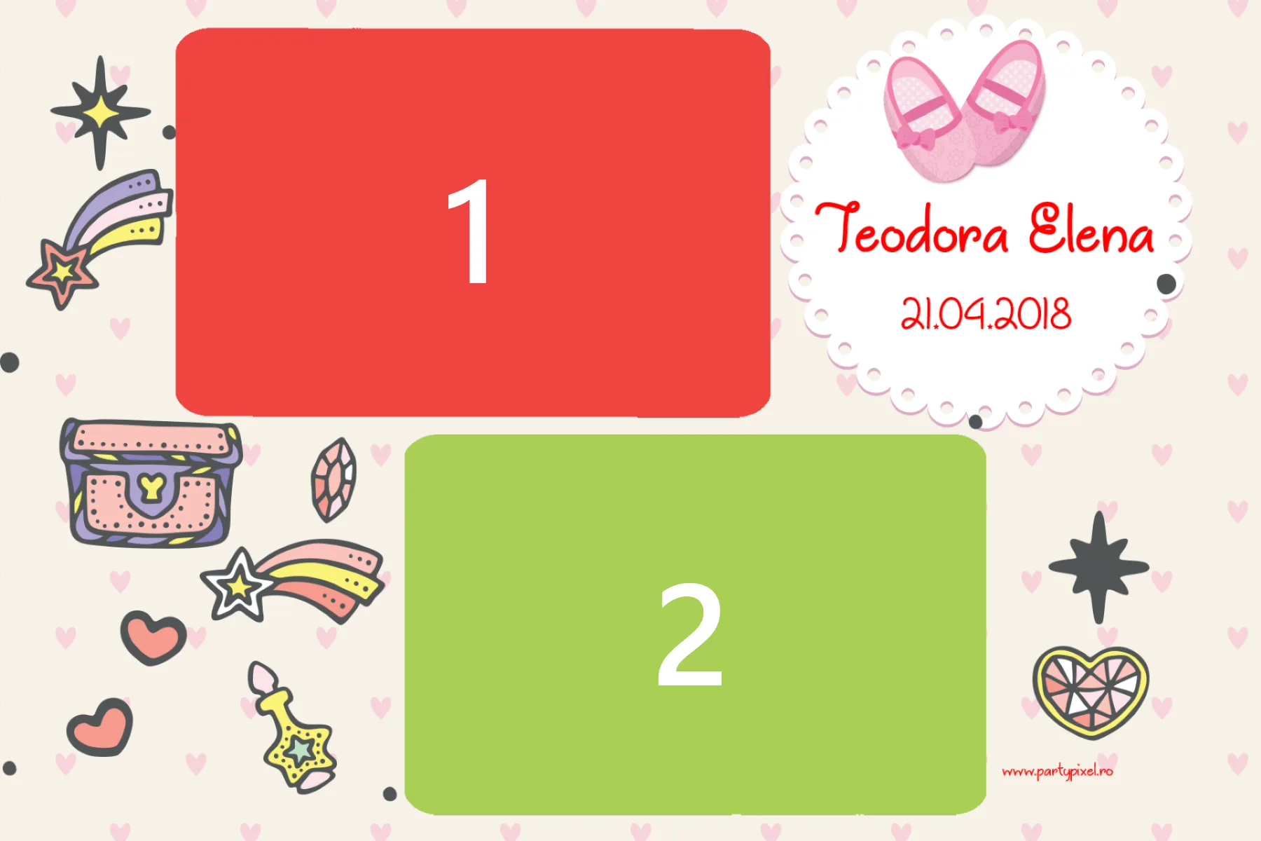 Template Botez, Teodora Elena, template cabina foto București