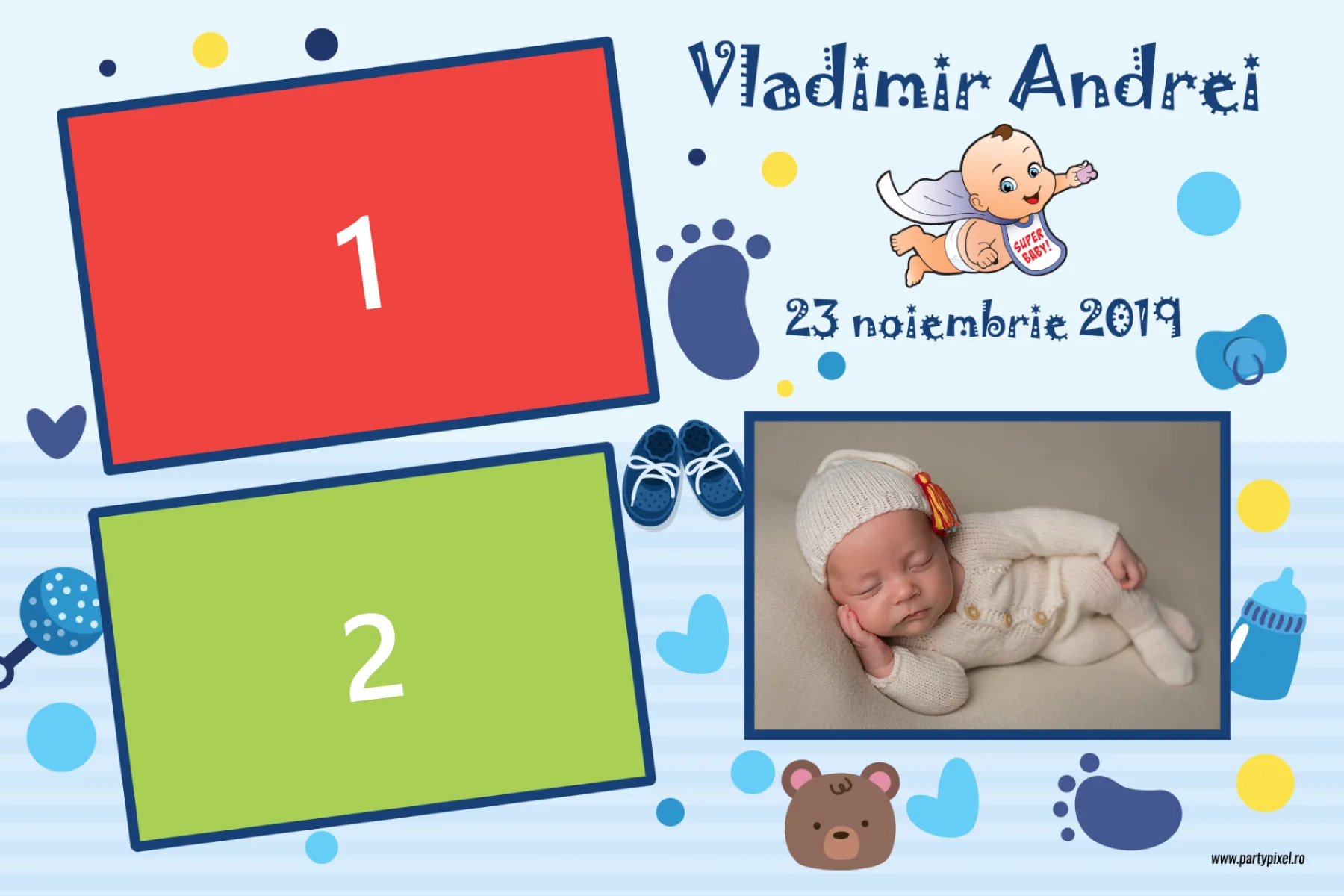 Template Botez, Vladimir Andrei, template cabina foto București