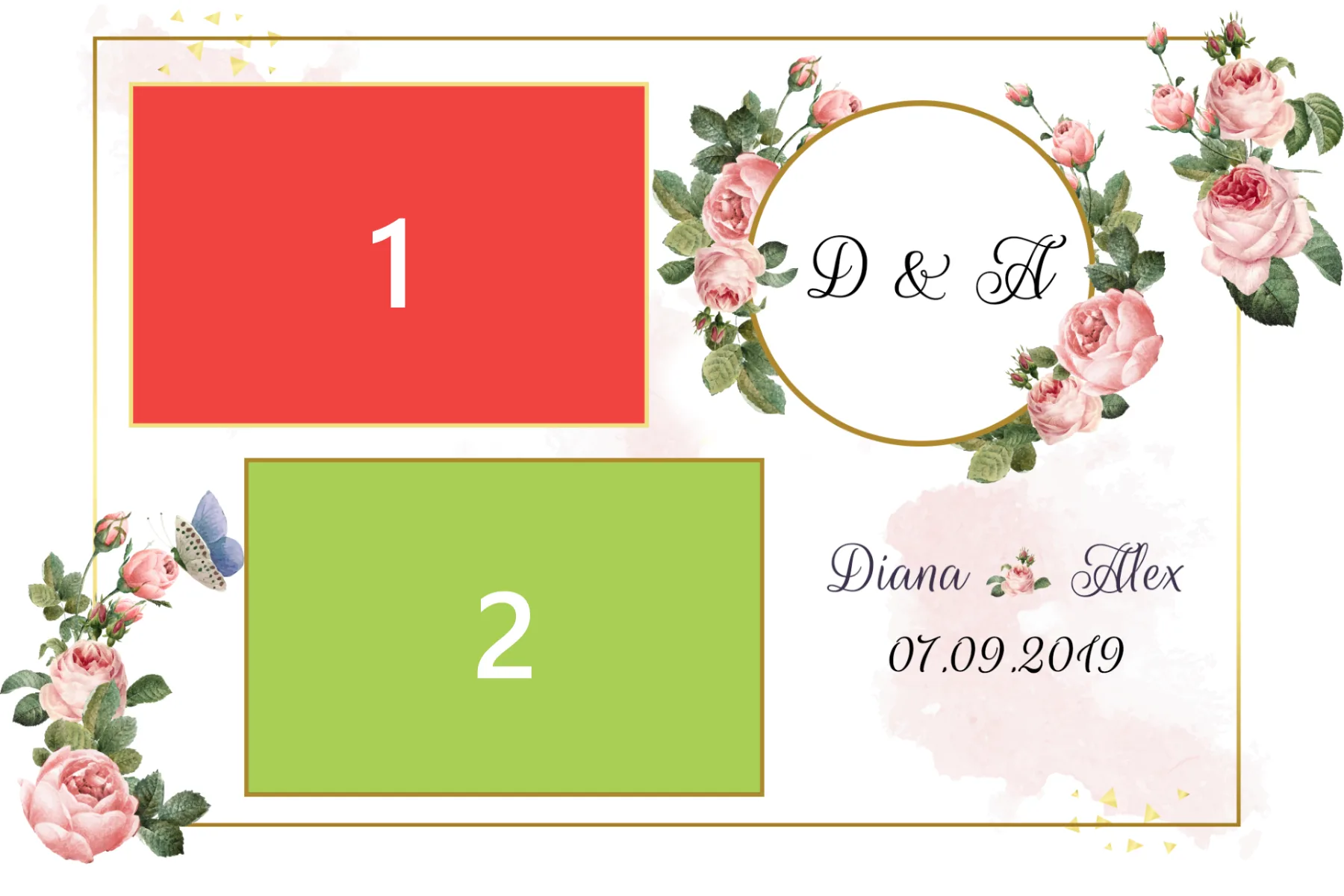 Template Nuntă, Diana Alex Booth Nunta, template cabina foto București