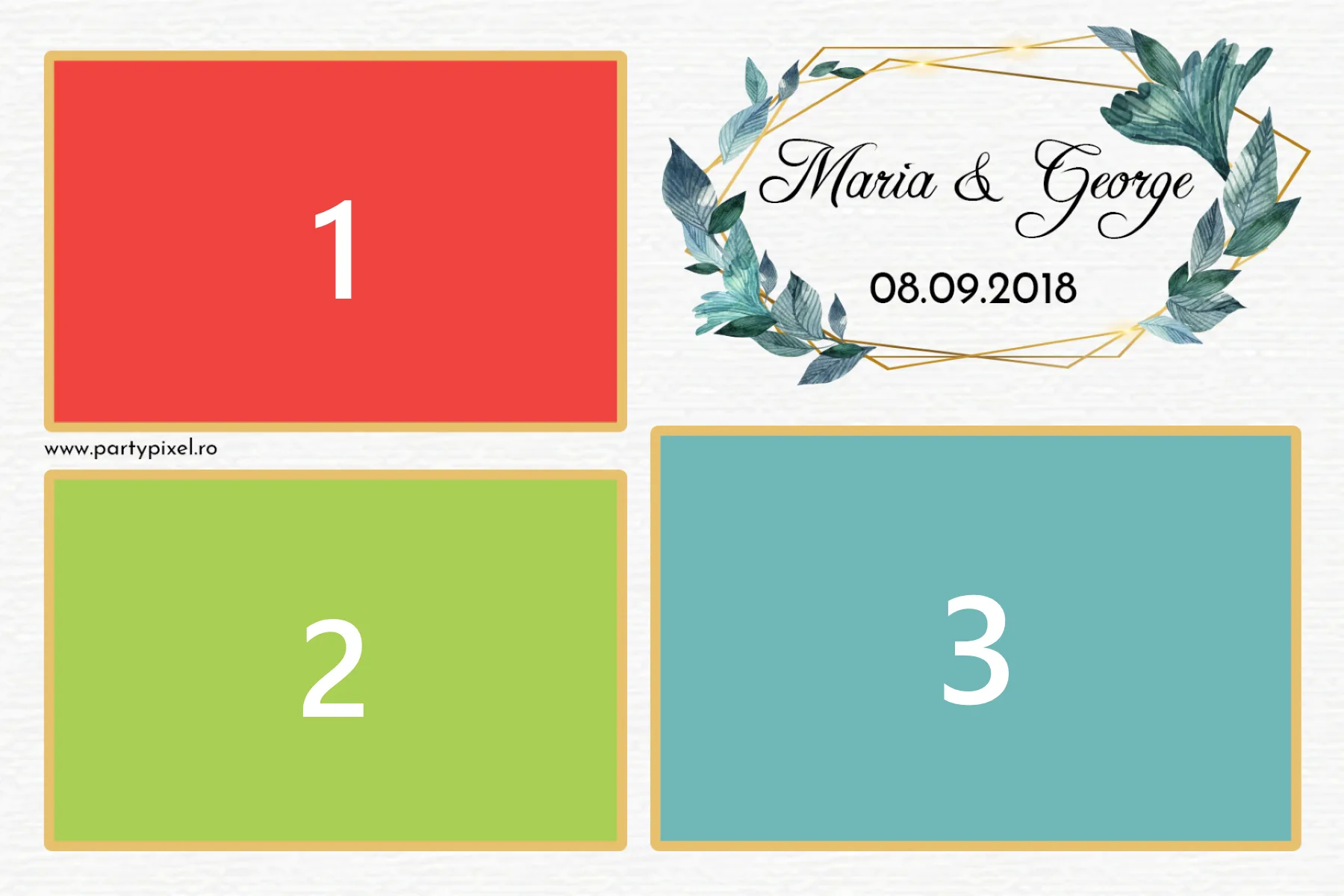 Template Nuntă, Maria George, template cabina foto București