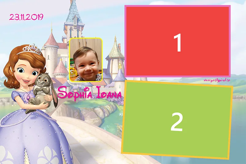 Template Botez, Party Sophia Ioana, template cabina foto București