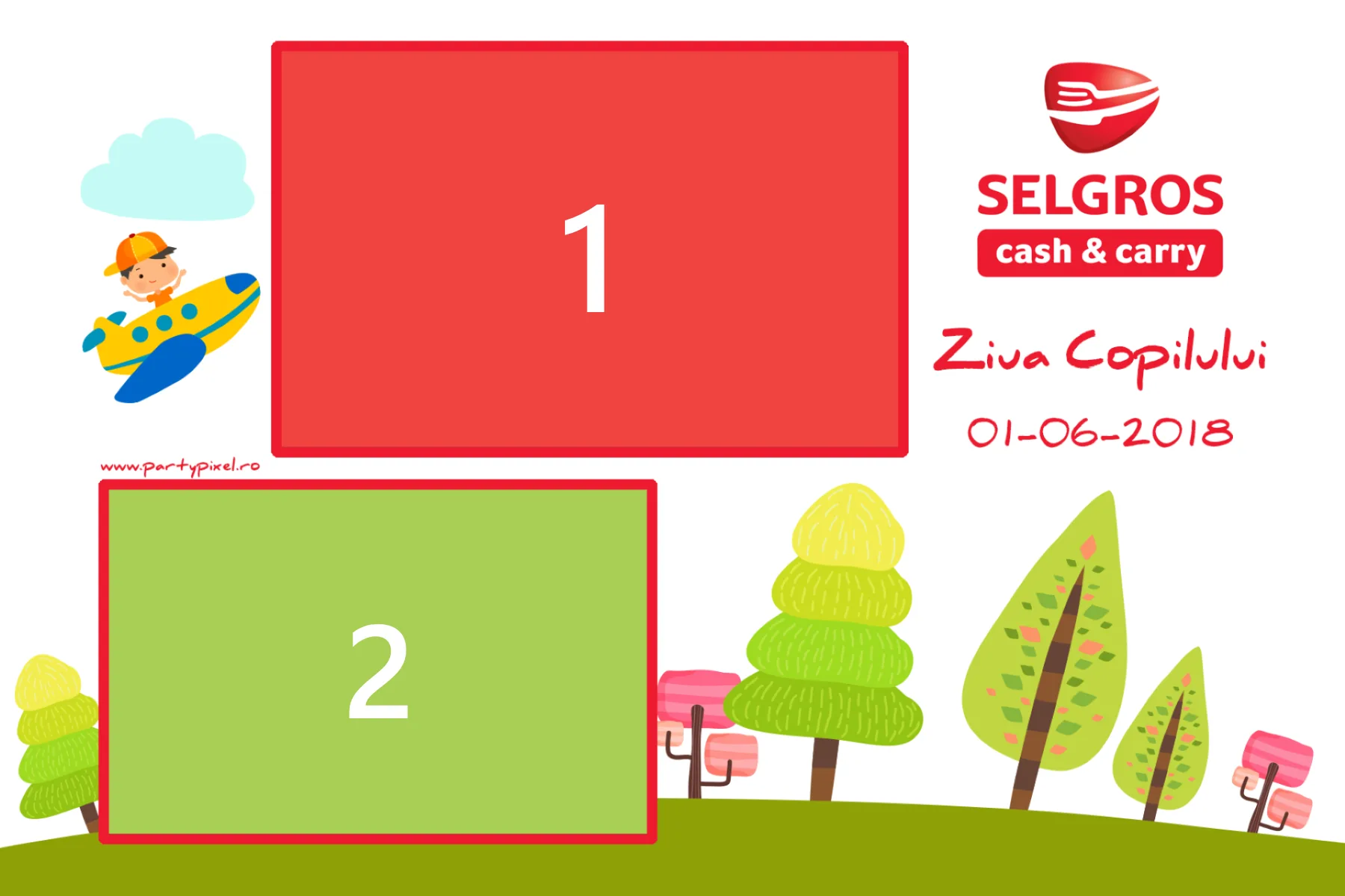 Template Corporate, Selgros Ziua Copilului, template cabina foto București