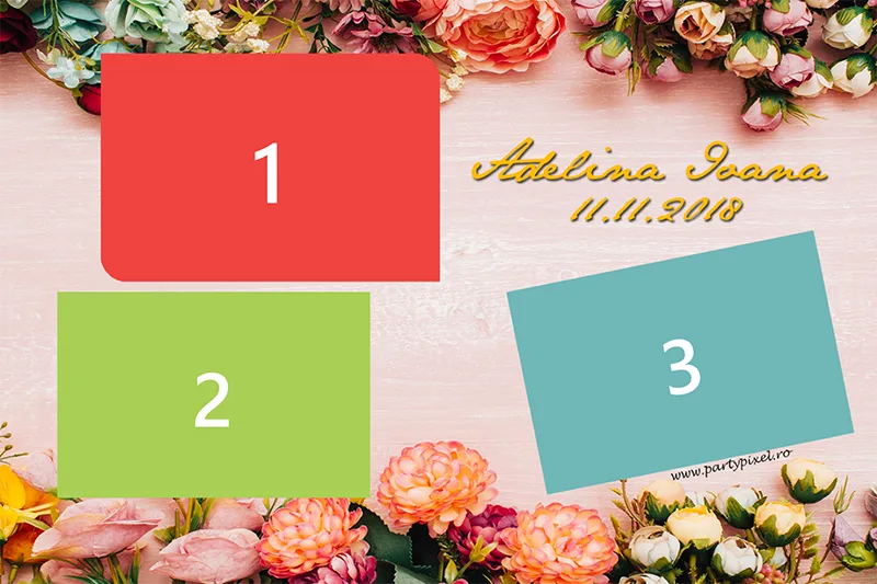 Template Aniversare, Adelina Ioana, template cabina foto București