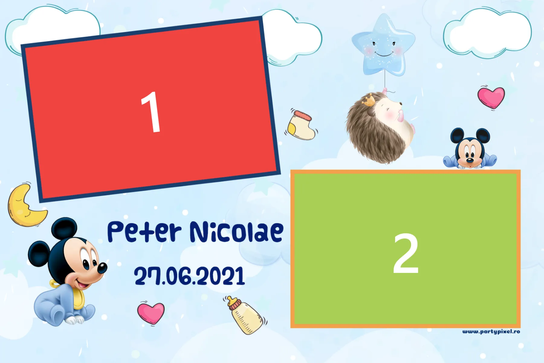 Template Botez, 2021 Partypixel, template cabina foto București