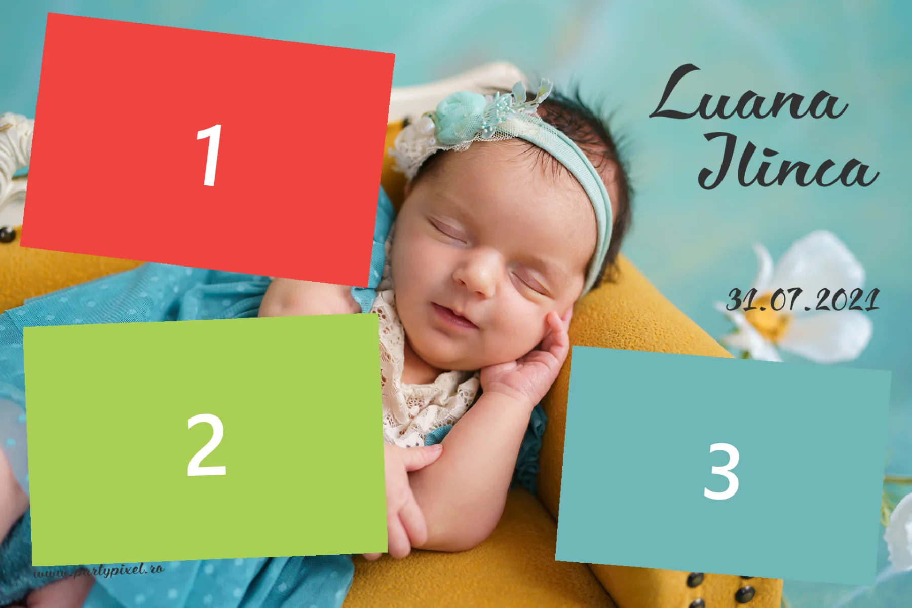 Template Botez, Partypixel 2021 Profi, template cabina foto București
