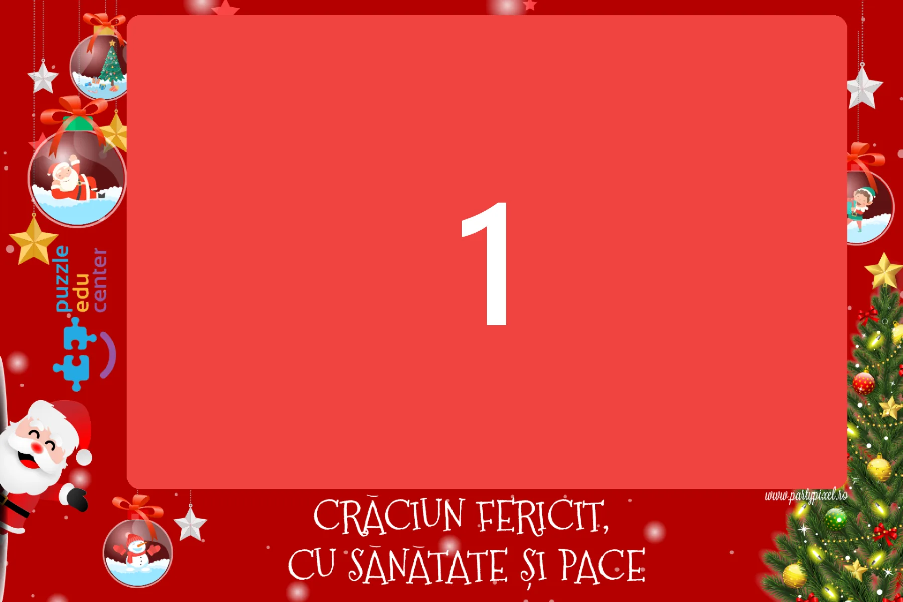 Template , X Mas Party Afterschool Partypixel, template cabina foto București