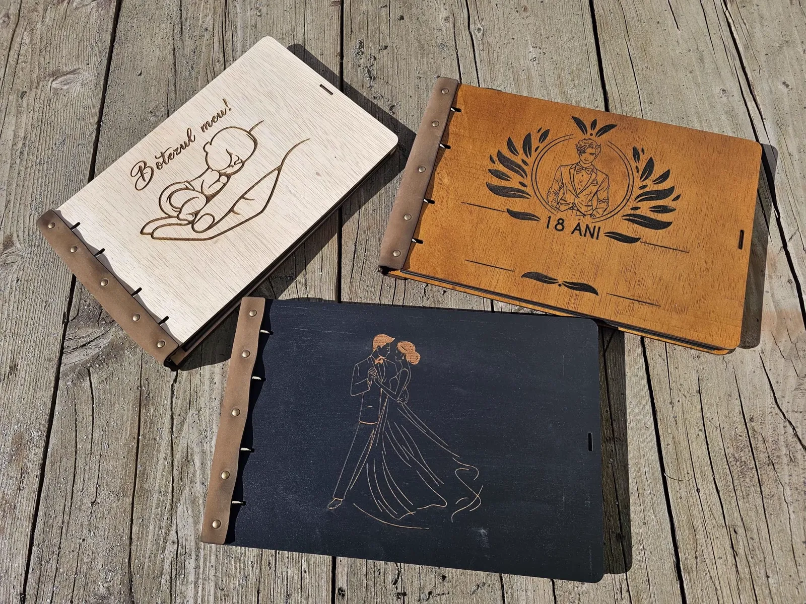 Guest Book premium din lemn - 350 lei
